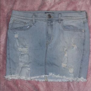 Express denim skirt